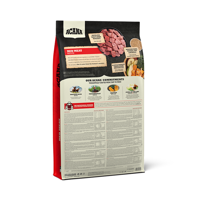 Acana Classic Red Meat Xira Trofi Skulou me Kokkino Kreas 2kg
